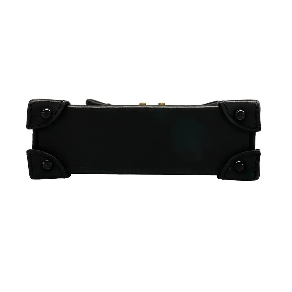 Louis Vuitton Pochette Trunk Vertical Monogram Shoulder Bag M63913 Black